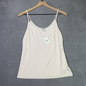 J.Crew Factory Classic Camisole Tank Top Dusty Alabaster S NWT